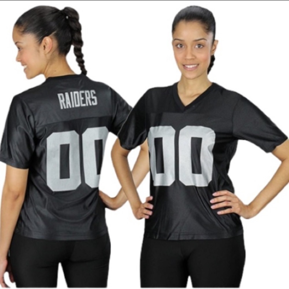 Las Vegas Raiders NFL Women’s Team Dazzle Jersey Size Small NWT